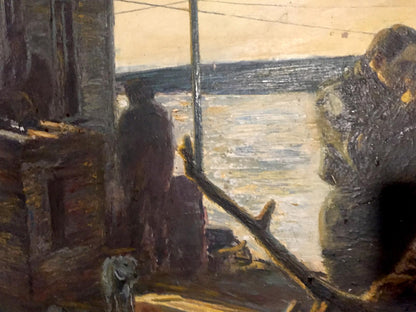 Oil painting Autumn on Vaigach by Nedoshovenko Tamara Fedorovna