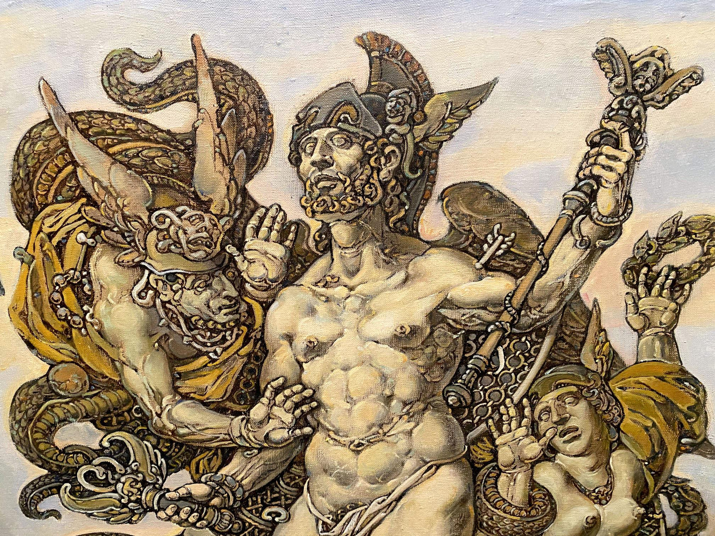 Oil painting Apotheosis of Homer by Litvinov Oleg Arkad’yevich