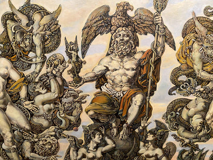 Oil painting Apotheosis of Homer by Litvinov Oleg Arkad’yevich