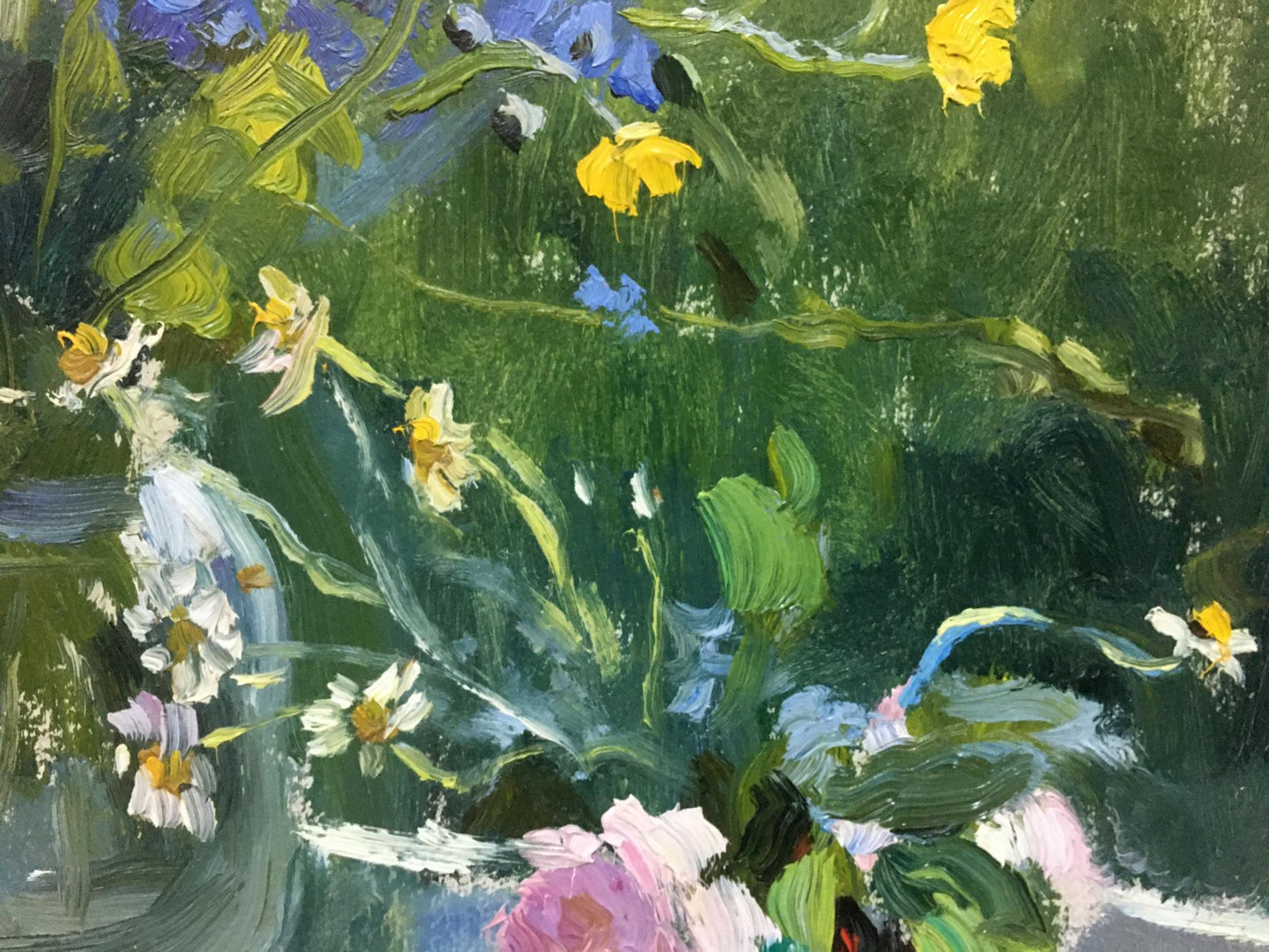 Oil painting Flowers on the Window by Poplavsky Mikhail Konstantinovich