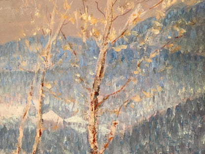 Oil painting Winter in the Carpathians by Shary Anatoly Ivanovich