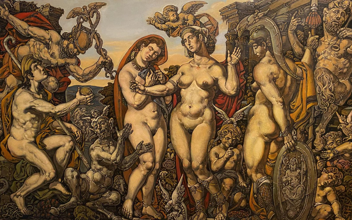 Oil painting The Judgment of Paris by Litvinov Oleg Arkadyevich