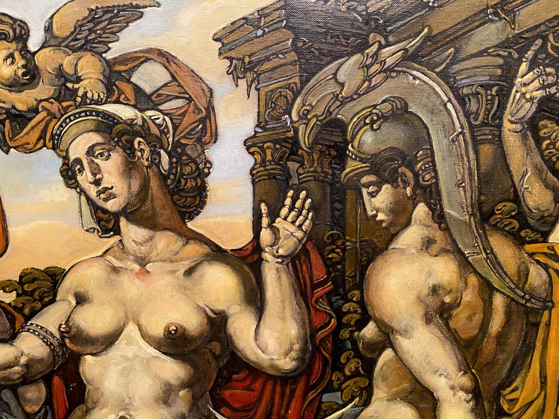 Oil painting The Judgment of Paris by Litvinov Oleg Arkadyevich