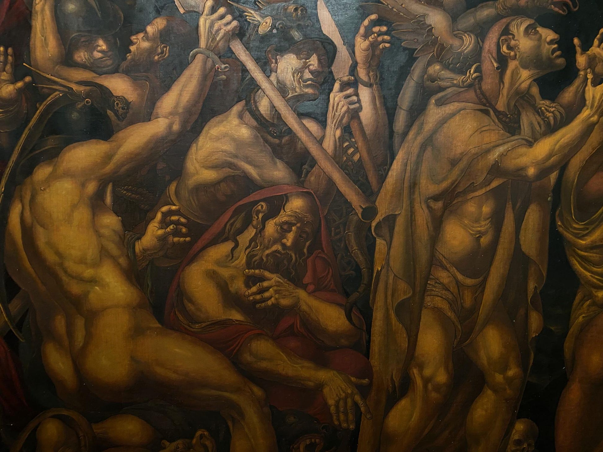 Dramatic oil painting A meeting by Litvinov Oleg Arkad’yevich