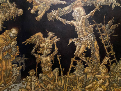 20th century apocalypse oil painting by Litvinov Oleg Arkad’yevich