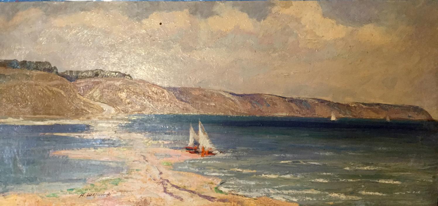 Serene impressionist seascape oil painting by Shary Anatoly Ivanovich
