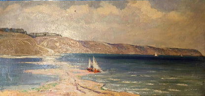 Serene impressionist seascape oil painting by Shary Anatoly Ivanovich