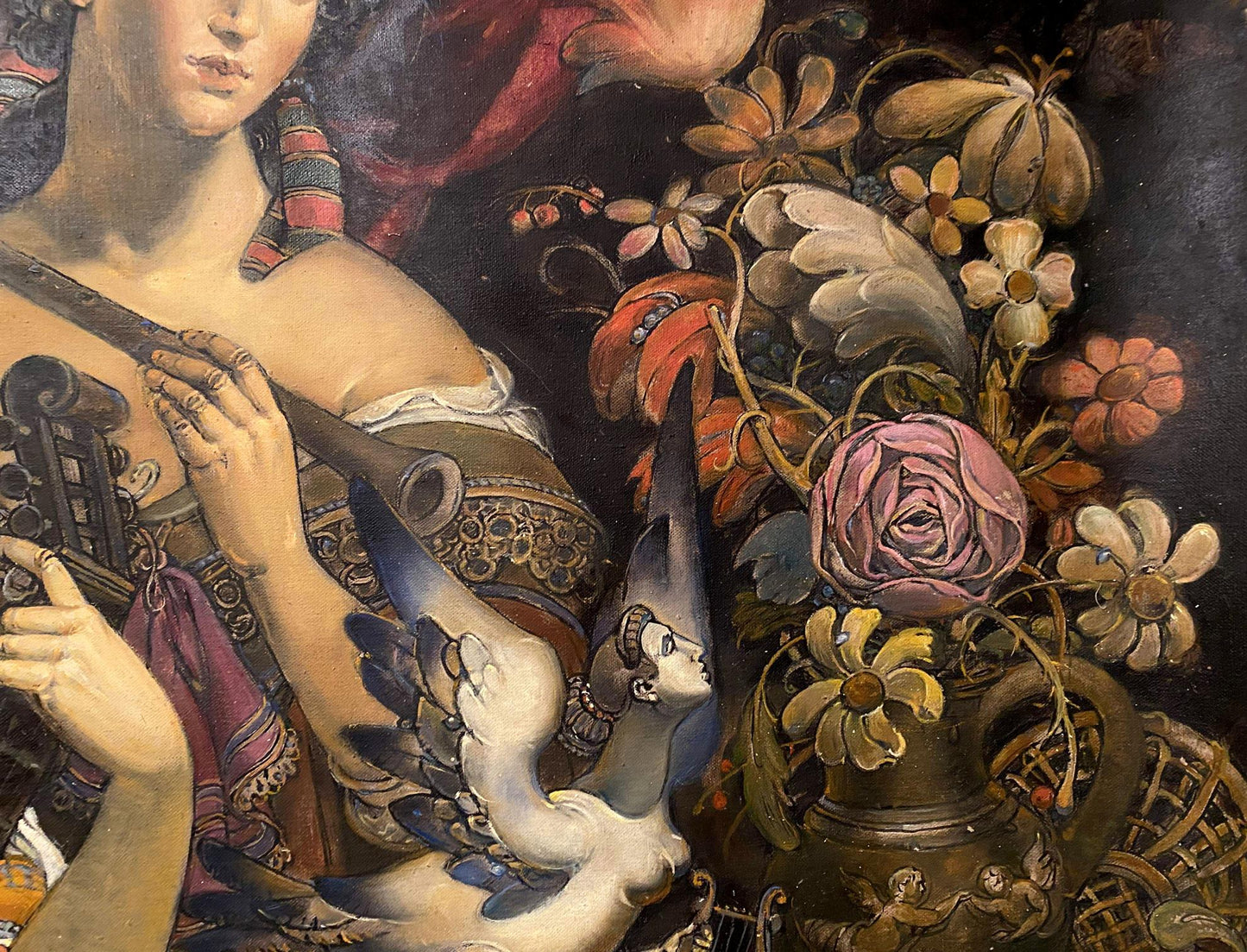 Oil painting Birth of a Melody by Litvinov Oleg Arkadyevich