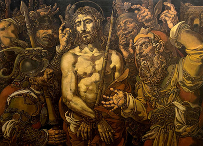 Oil painting The Mockery of Christ by Litvinov Oleg Arkadyevich