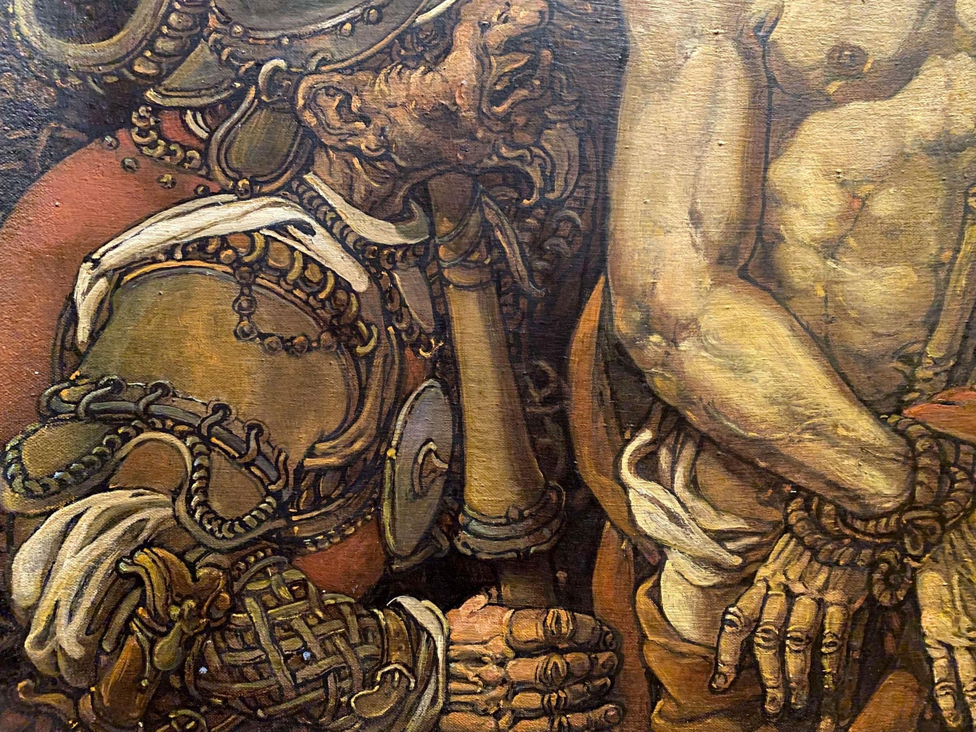 Oil painting The Mockery of Christ by Litvinov Oleg Arkad’yevich