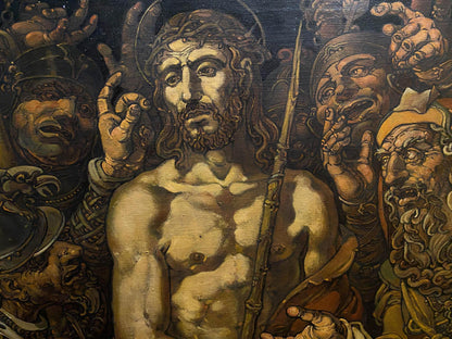 Oil painting The Mockery of Christ by Litvinov Oleg Arkad’yevich