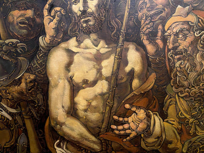 Oil painting The Mockery of Christ by Litvinov Oleg Arkad’yevich