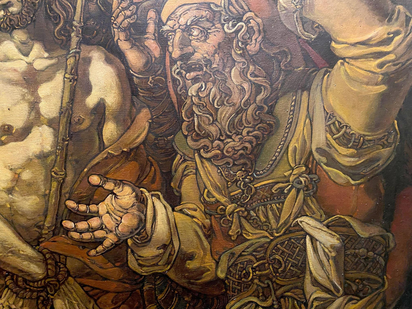 Oil painting The Mockery of Christ by Litvinov Oleg Arkadyevich