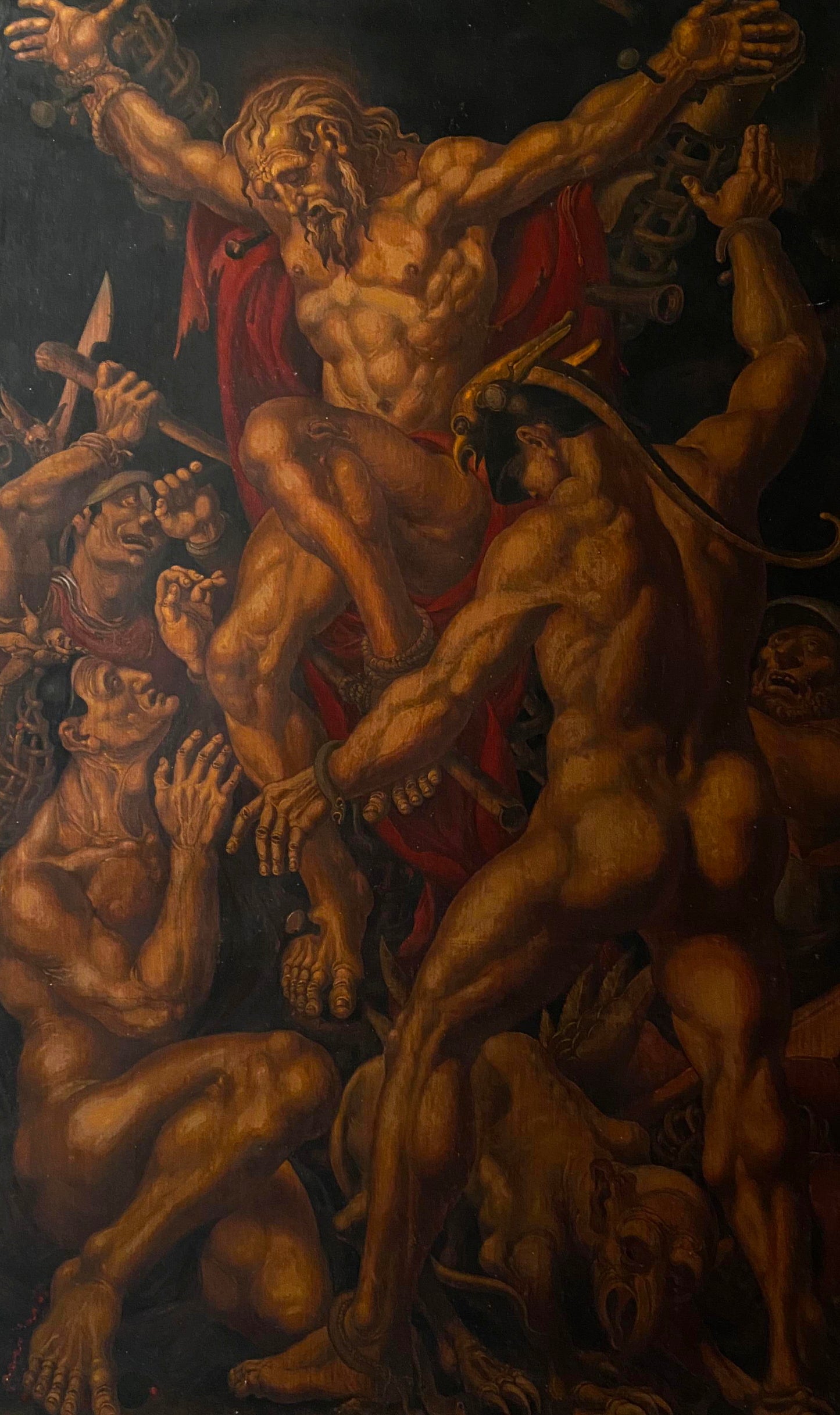 Oil painting Crucifixion of Apostle Andrew by Oleg Arkad’yevich Litvinov