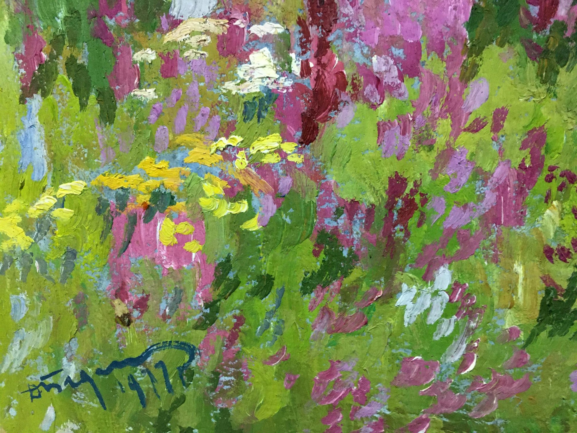 Vibrant impressionist oil painting Loot blooms by Bednoshey Daniil Panteleyevich