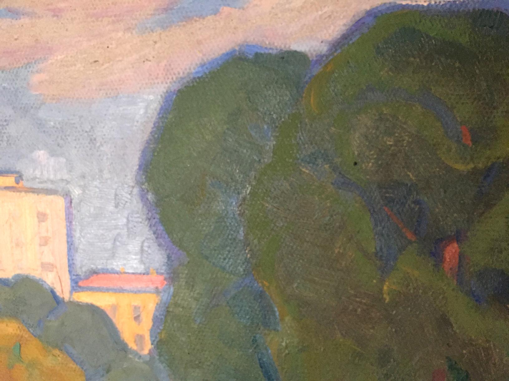 Oil painting In the countryside by Khrustalenko Nikolay Aleksandrovich