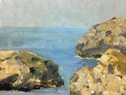 Oil painting Cliffs in the bay by Stremsky Alexander Ivanovich