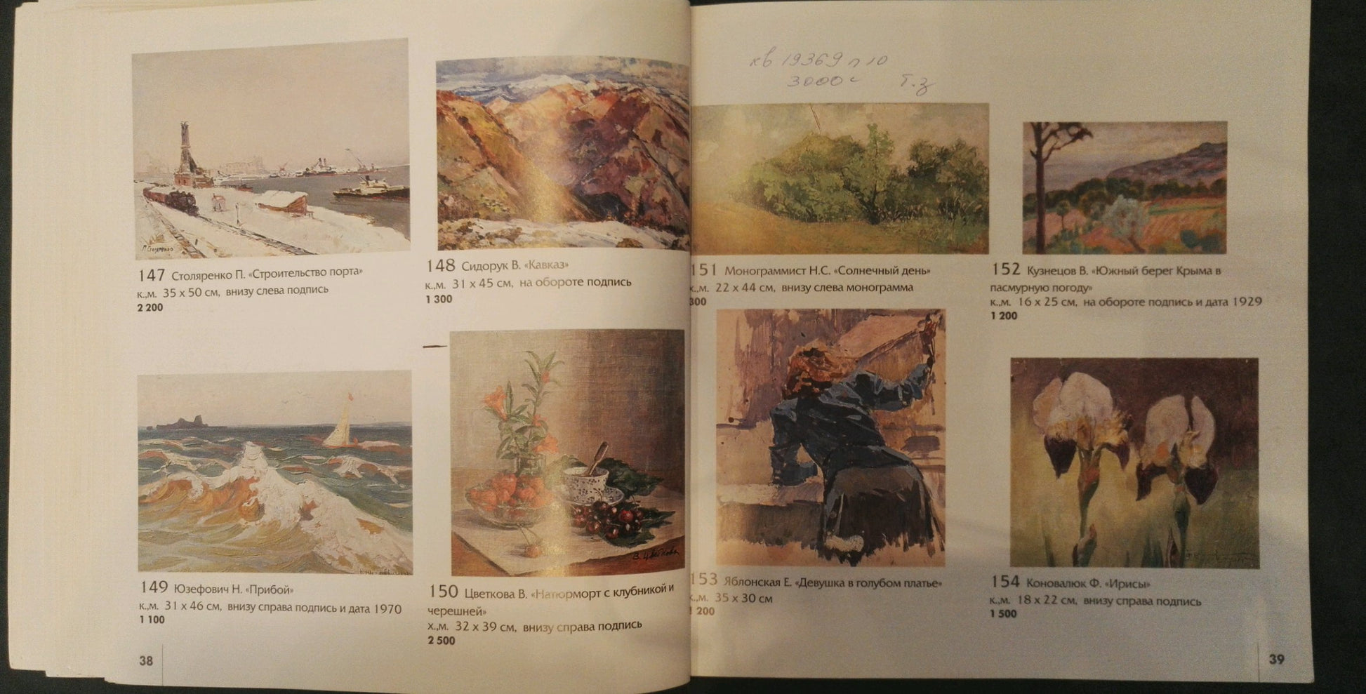 Oil painting The mountains by Sidoruk Vladimir Fedorovich with R. catalog