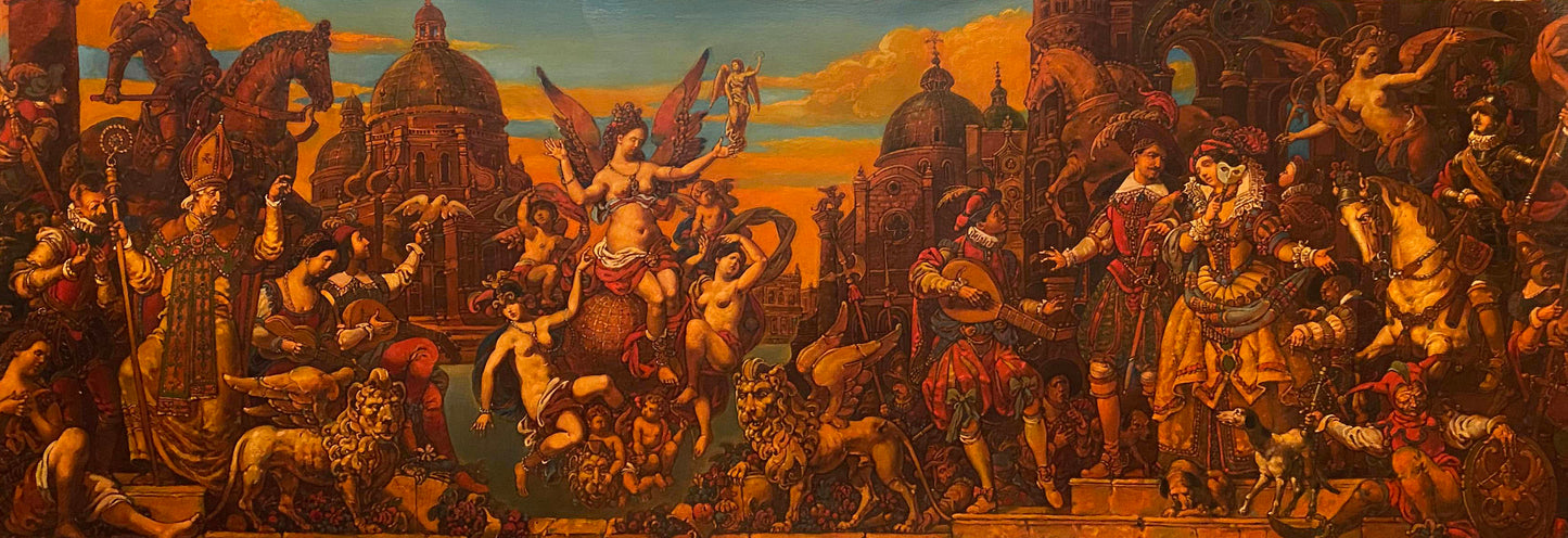 Oil painting Triumph of Venice by Litvinov Oleg Arkad’yevich, renaissance mural
