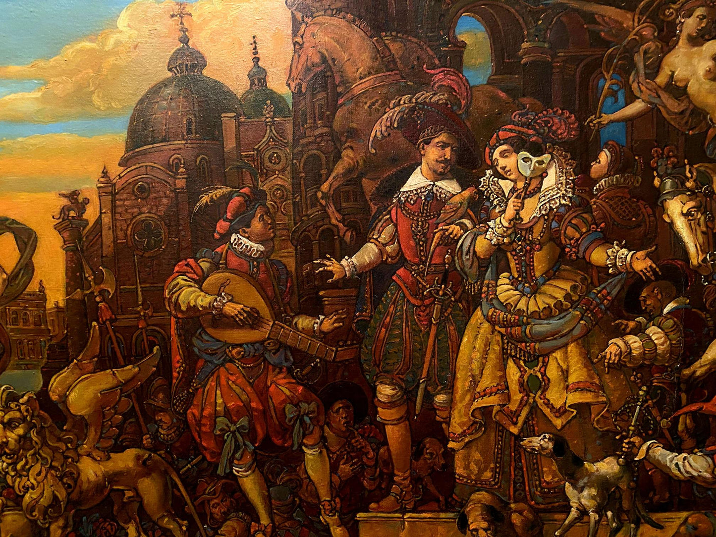 Oil painting Triumph of Venice by Litvinov Oleg Arkad’yevich