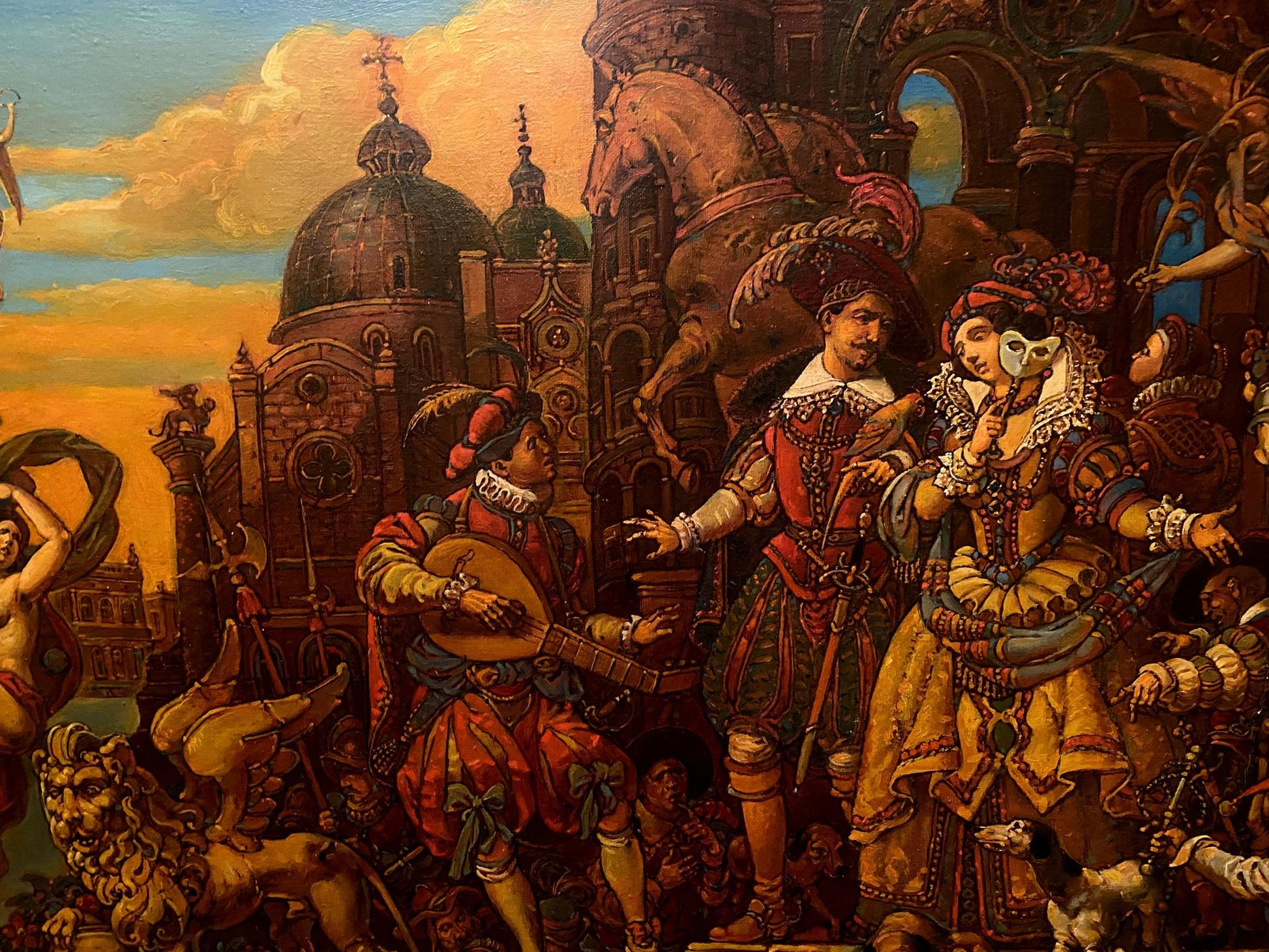 Oil painting Triumph of Venice by Litvinov Oleg Arkad’yevich