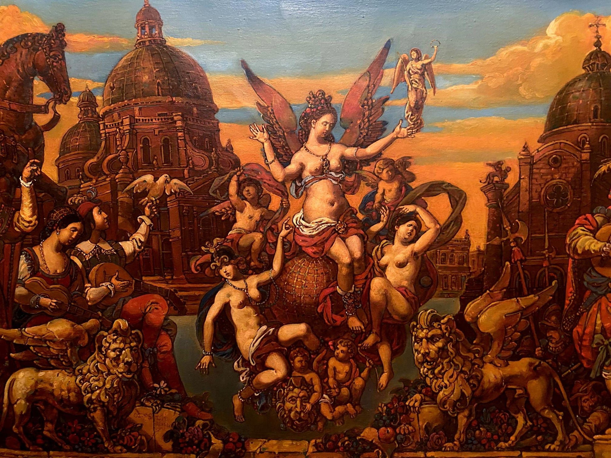 Triumph of Venice oil painting by Litvinov Oleg Arkad’yevich