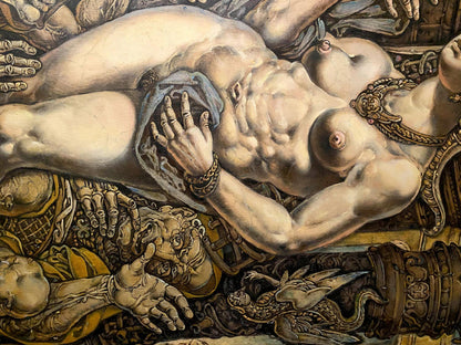 portrait nude painting