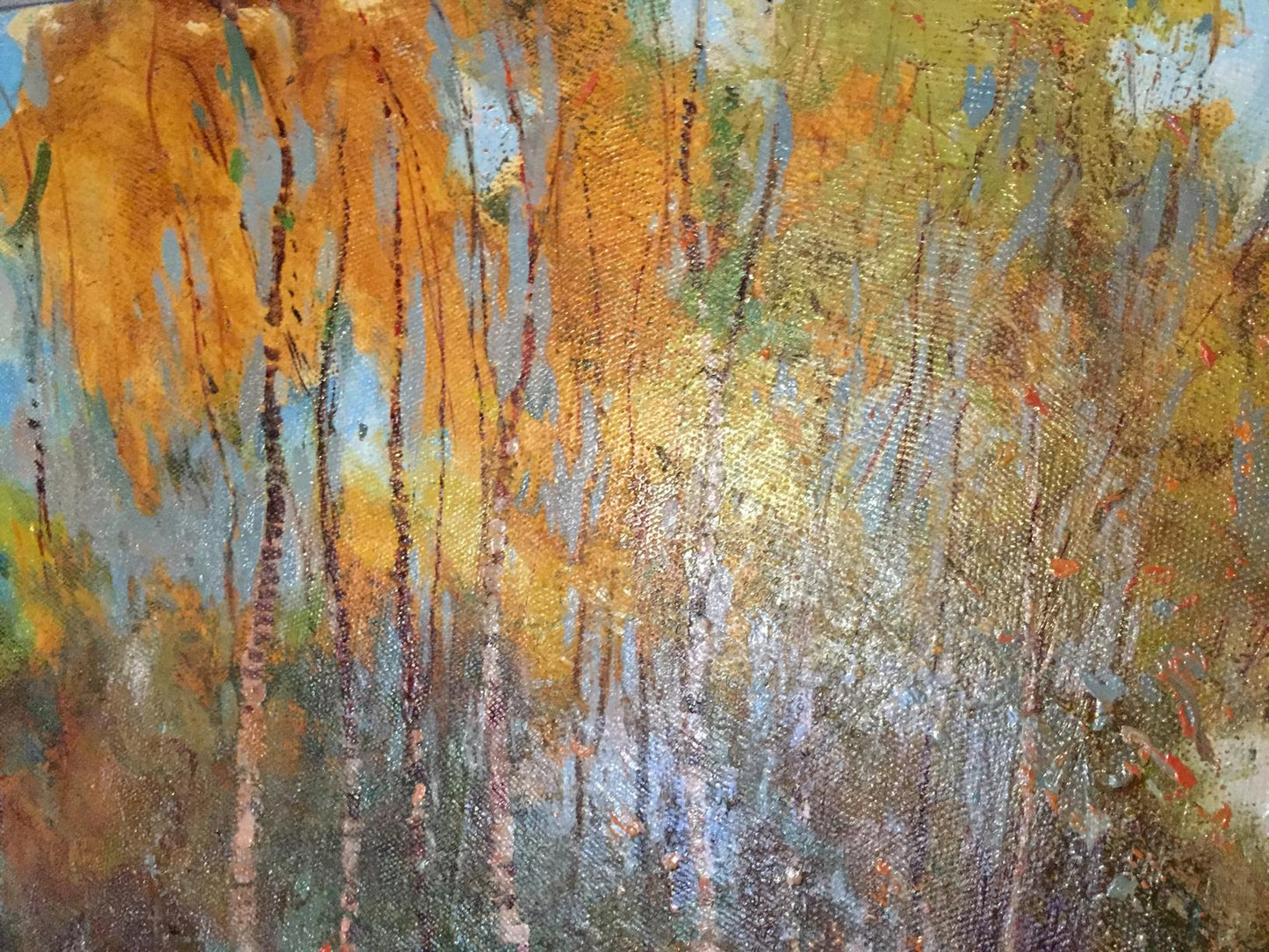 Oil painting Alley in the park by Maltsev Nikolay Aleksandrovich