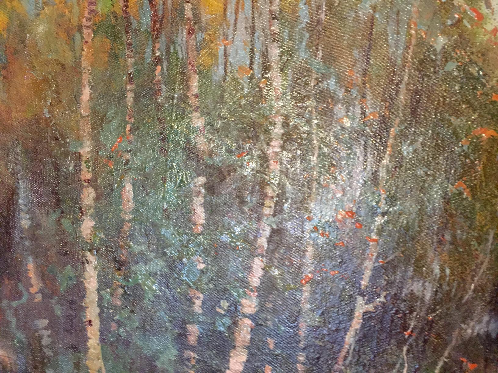 Oil painting Alley in the Park by Maltsev Nikolay Aleksandrovich