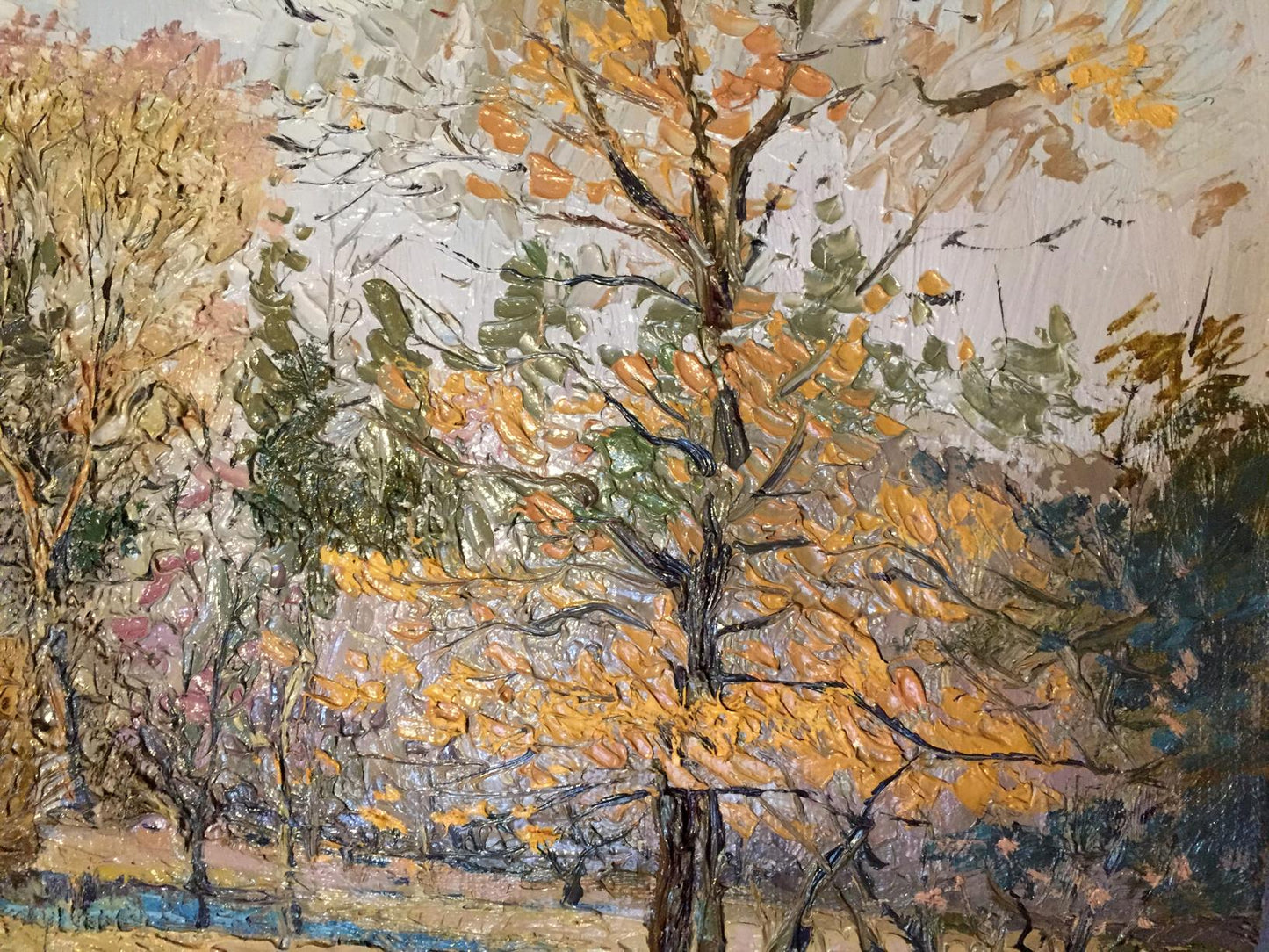 Oil painting of autumn forest by Zaretskaya-Grigoriev Maya