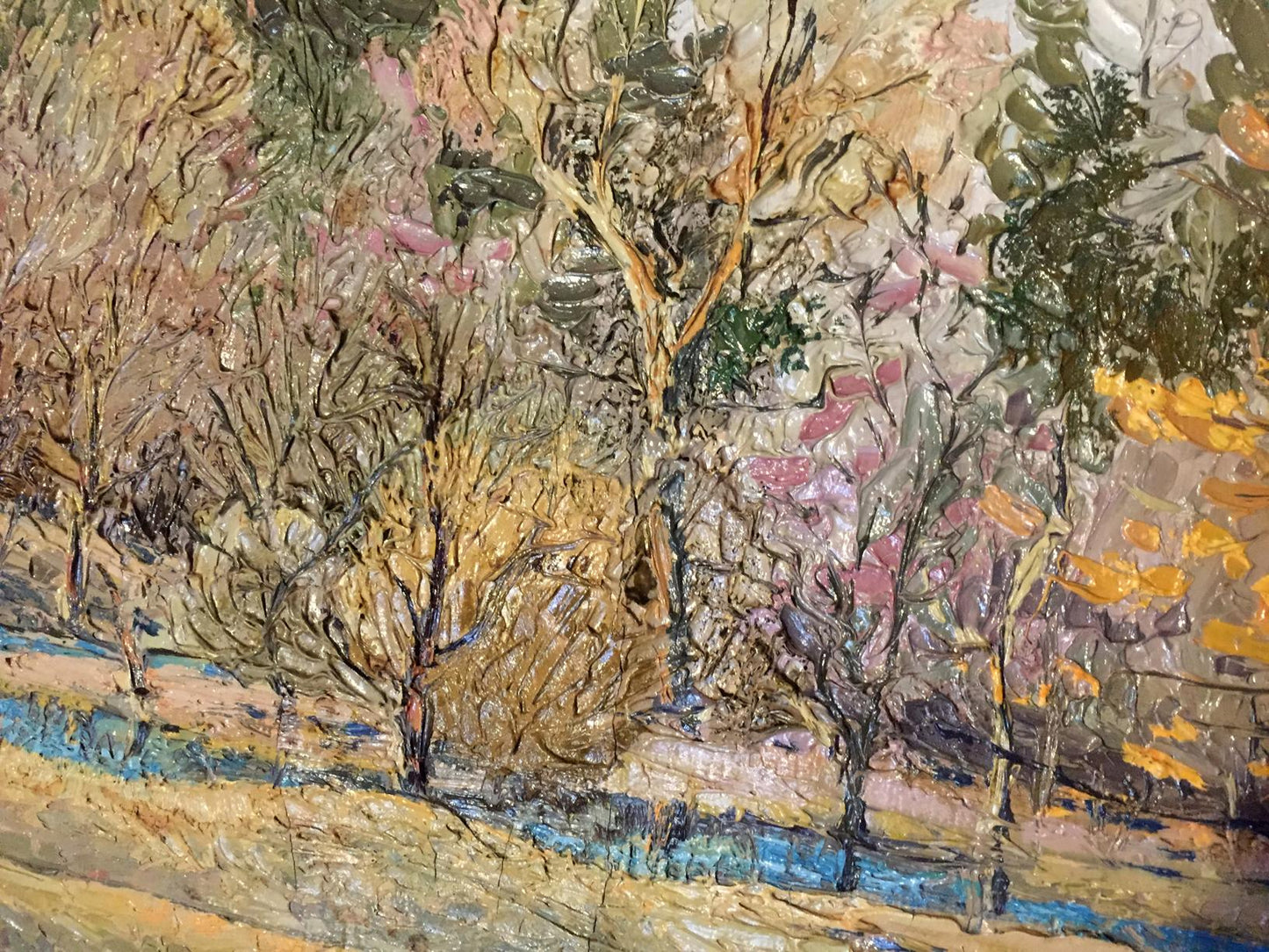 Oil painting of spring forest by Zaretskaya-Grigoriev Maya