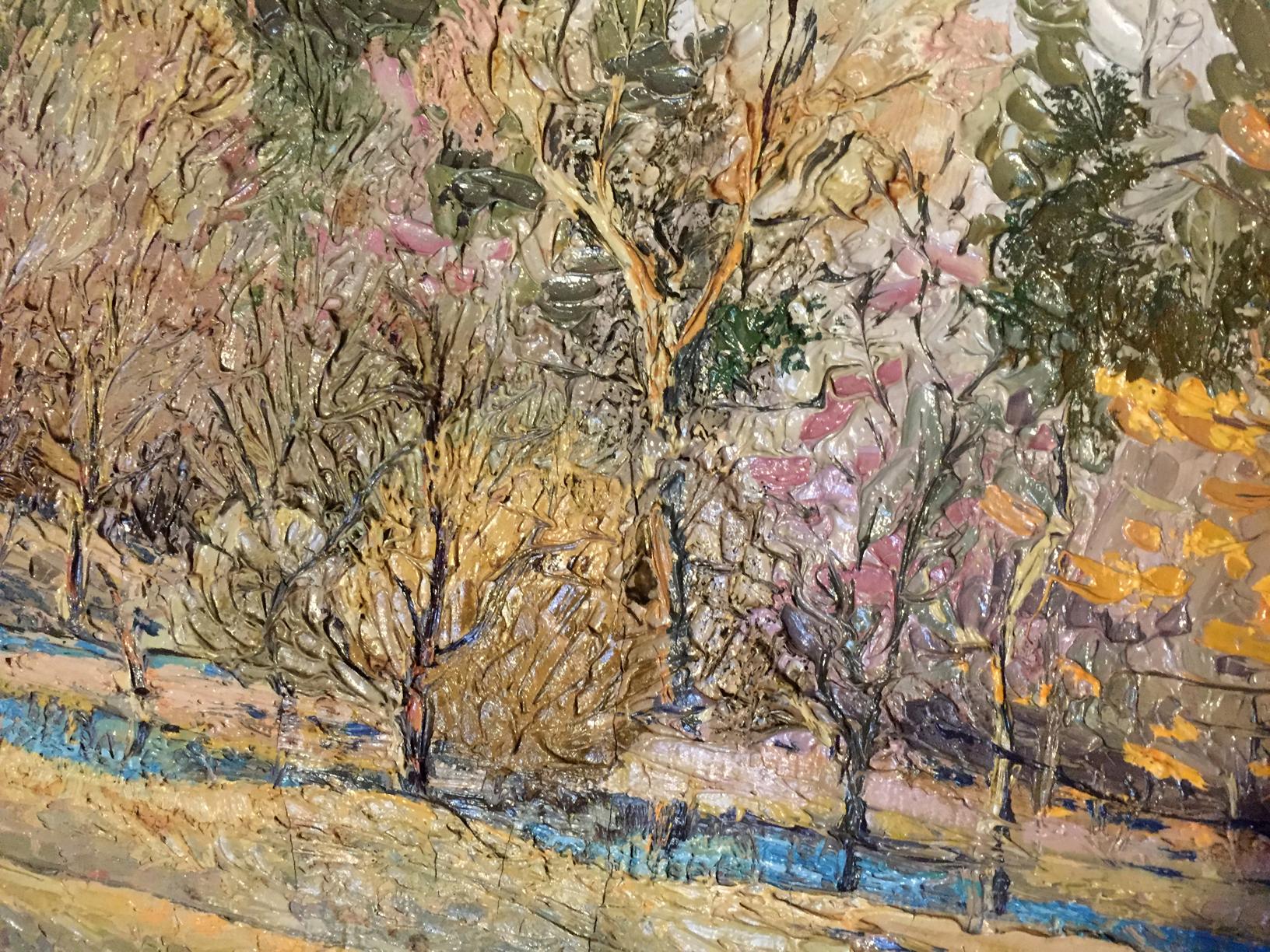 Oil painting of spring forest by Zaretskaya-Grigoriev Maya
