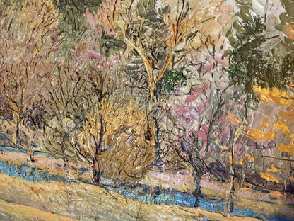 Oil painting of spring forest by Zaretskaya-Grigoriev Maya