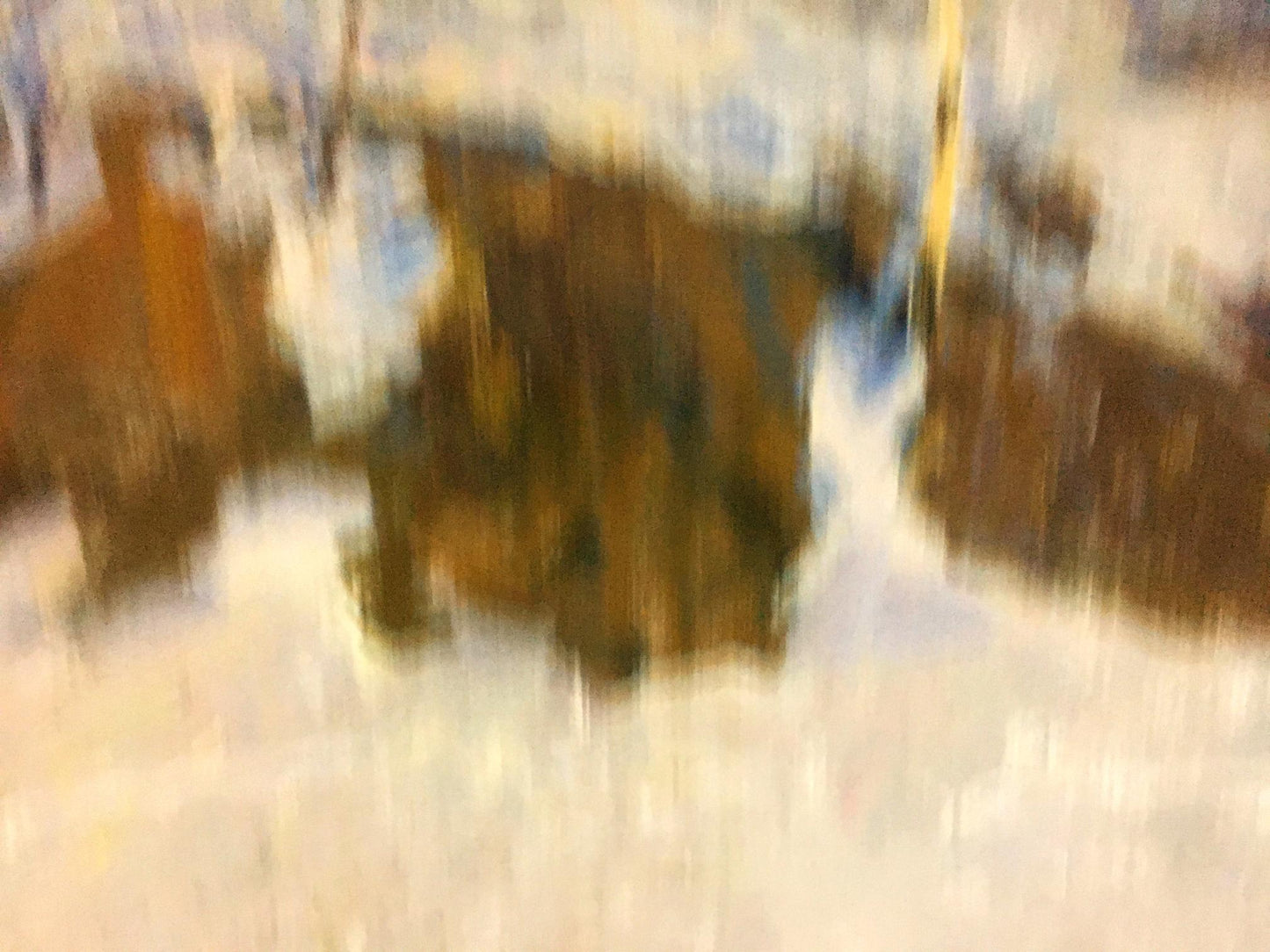 Blurry image of Sunny winter oil painting by Stanislav Vasilievich Petrashevsky