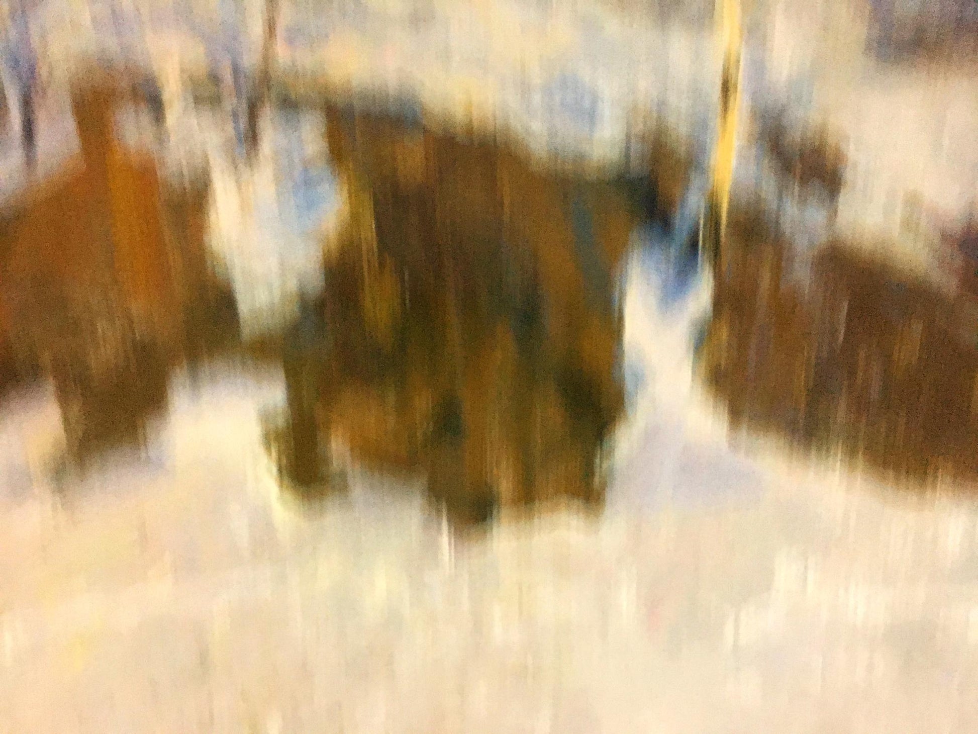Blurry image of Sunny winter oil painting by Stanislav Vasilievich Petrashevsky