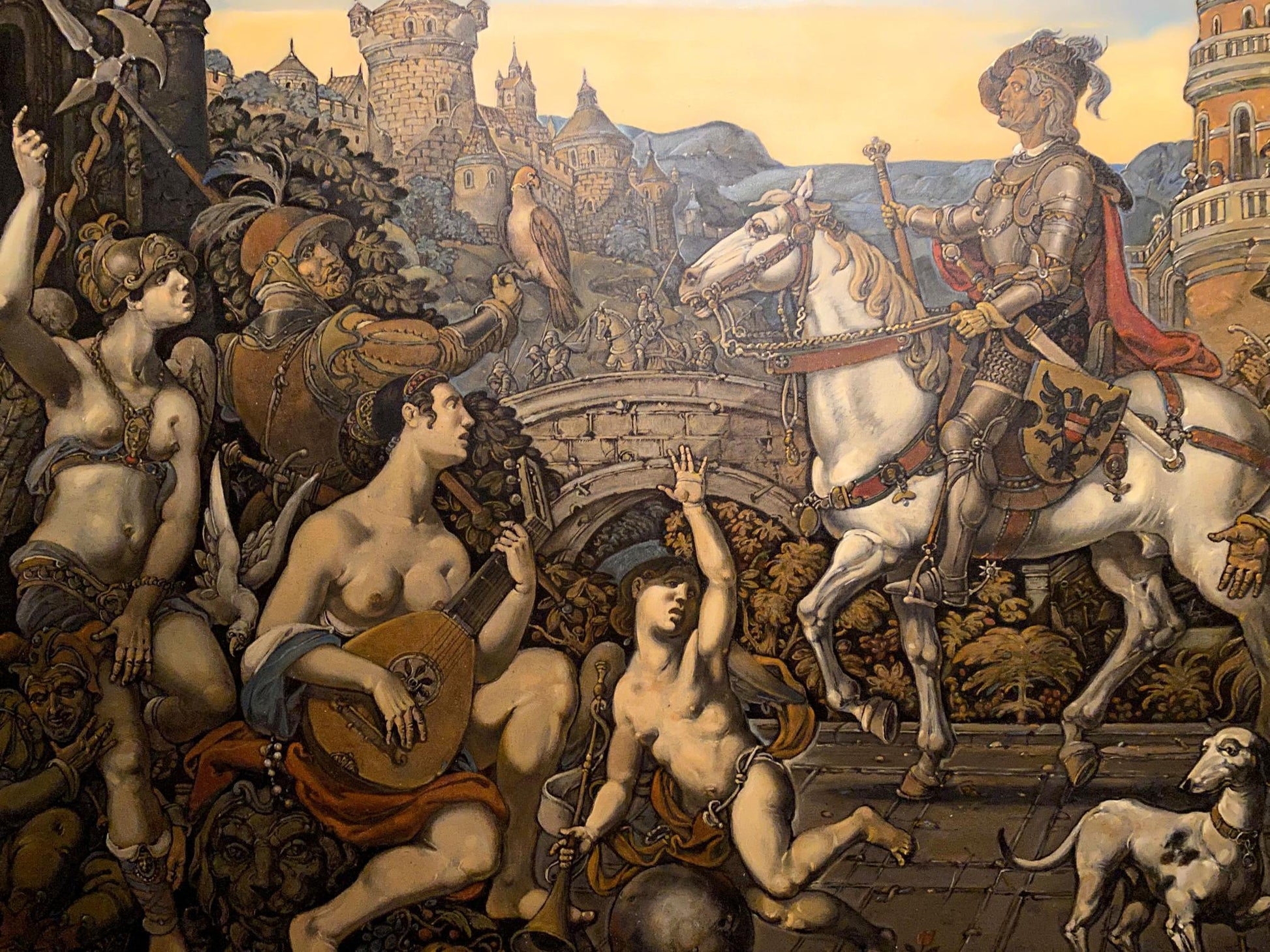 Oil painting Emperors Triumph by Litvinov Oleg Arkadyevich