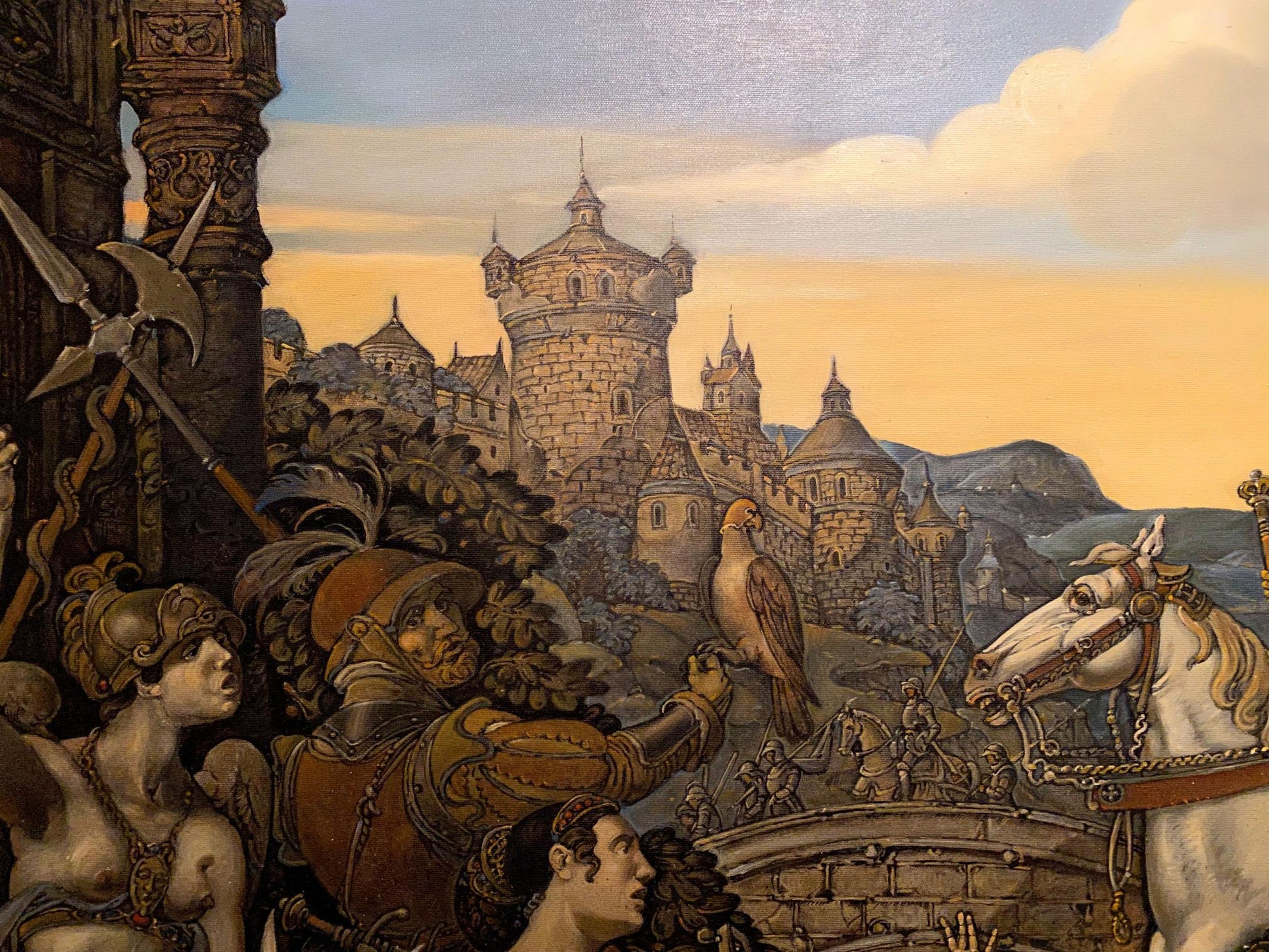 Oil painting Emperors triumph by Litvinov Oleg Arkadyevich