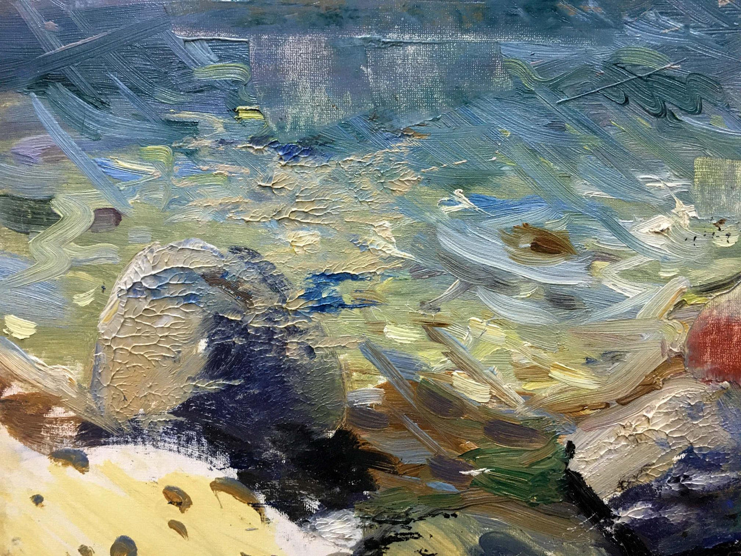 Oil painting Sea freshness by Filippov Zinovy Ivanovich