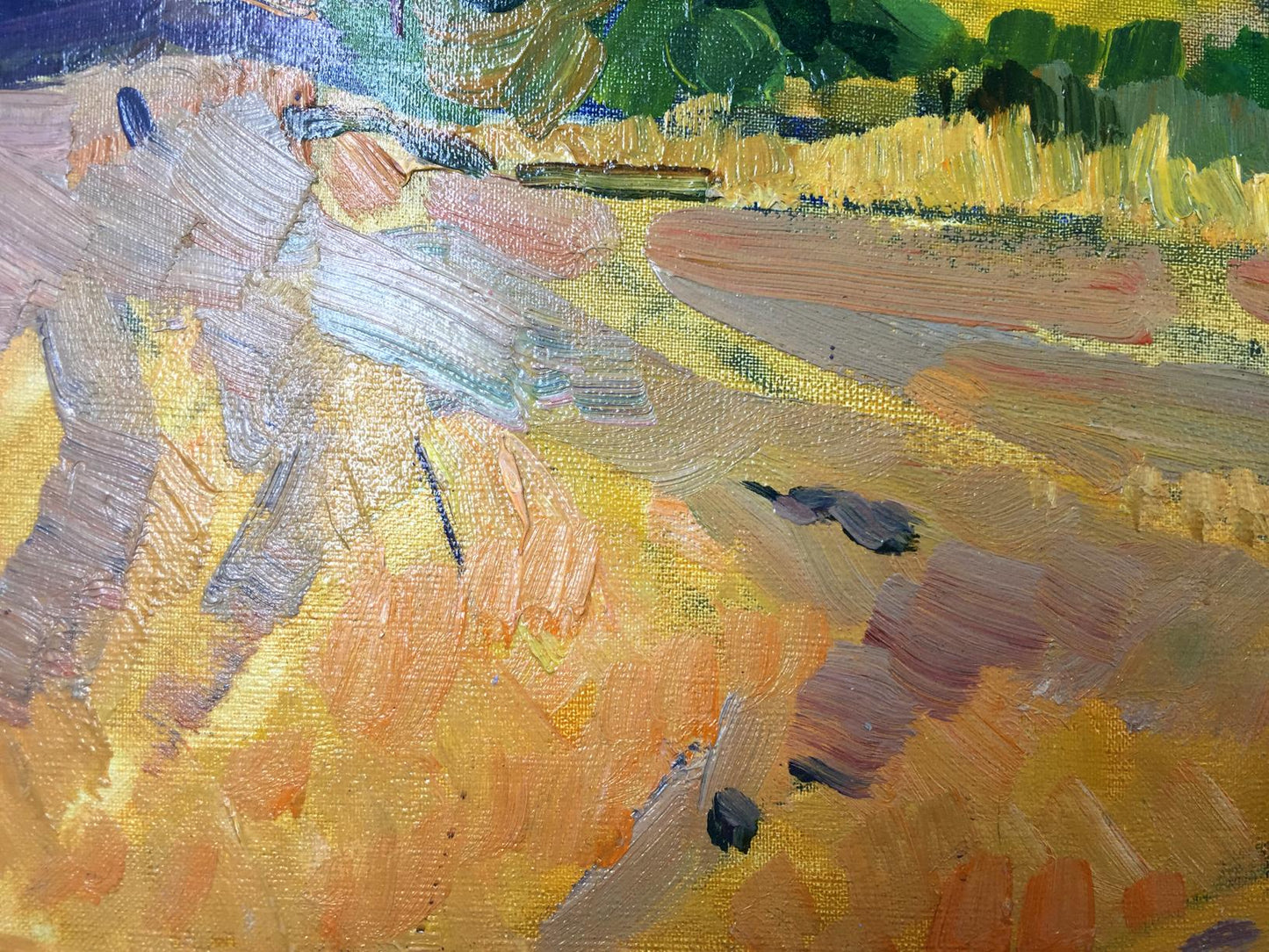 Vibrant impressionist oil painting The mountains by Gomol’skiy G. S