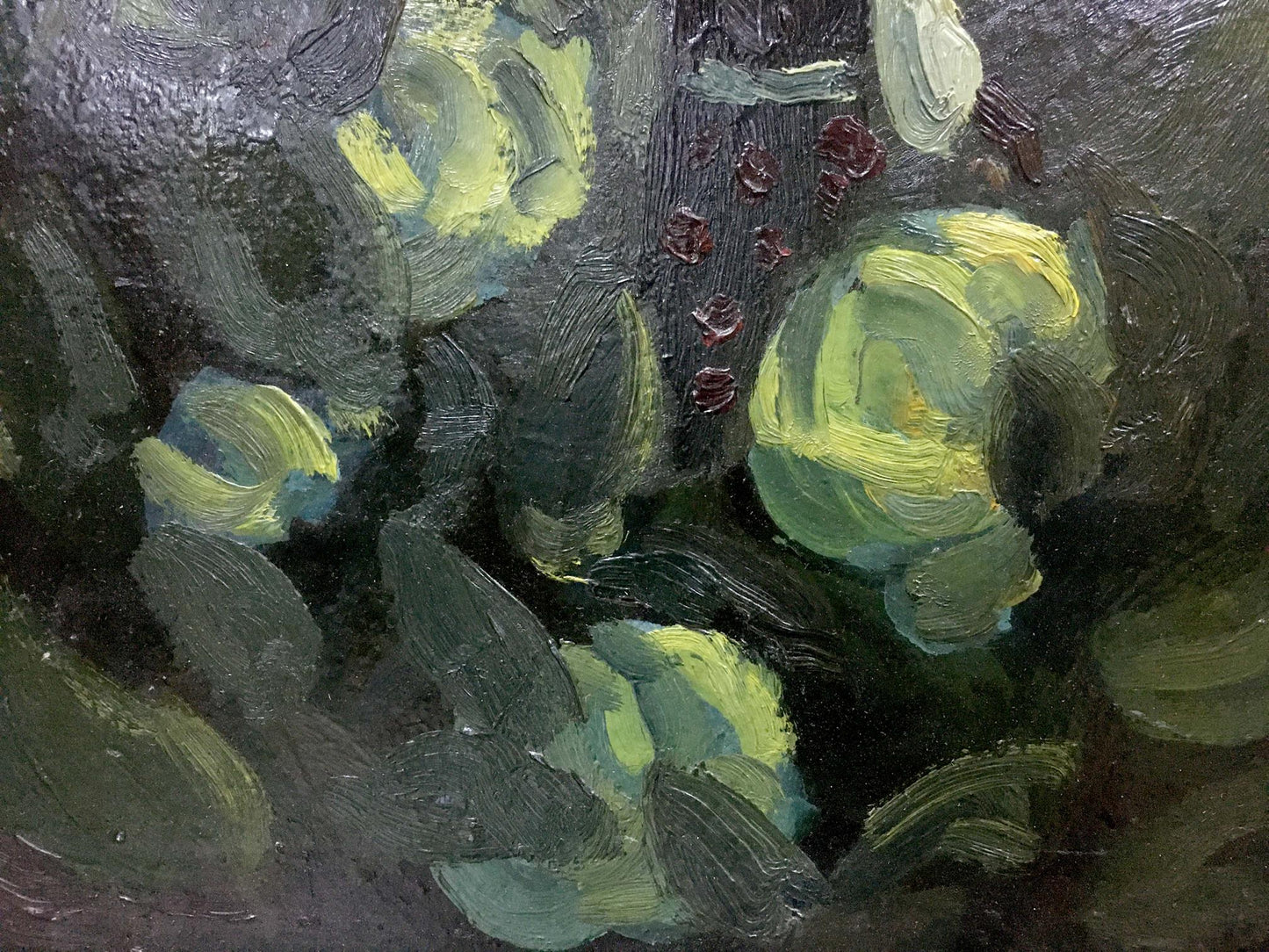 Oil painting Holiday by Altanets Valentin Ivanovich: vibrant green yellow flowers