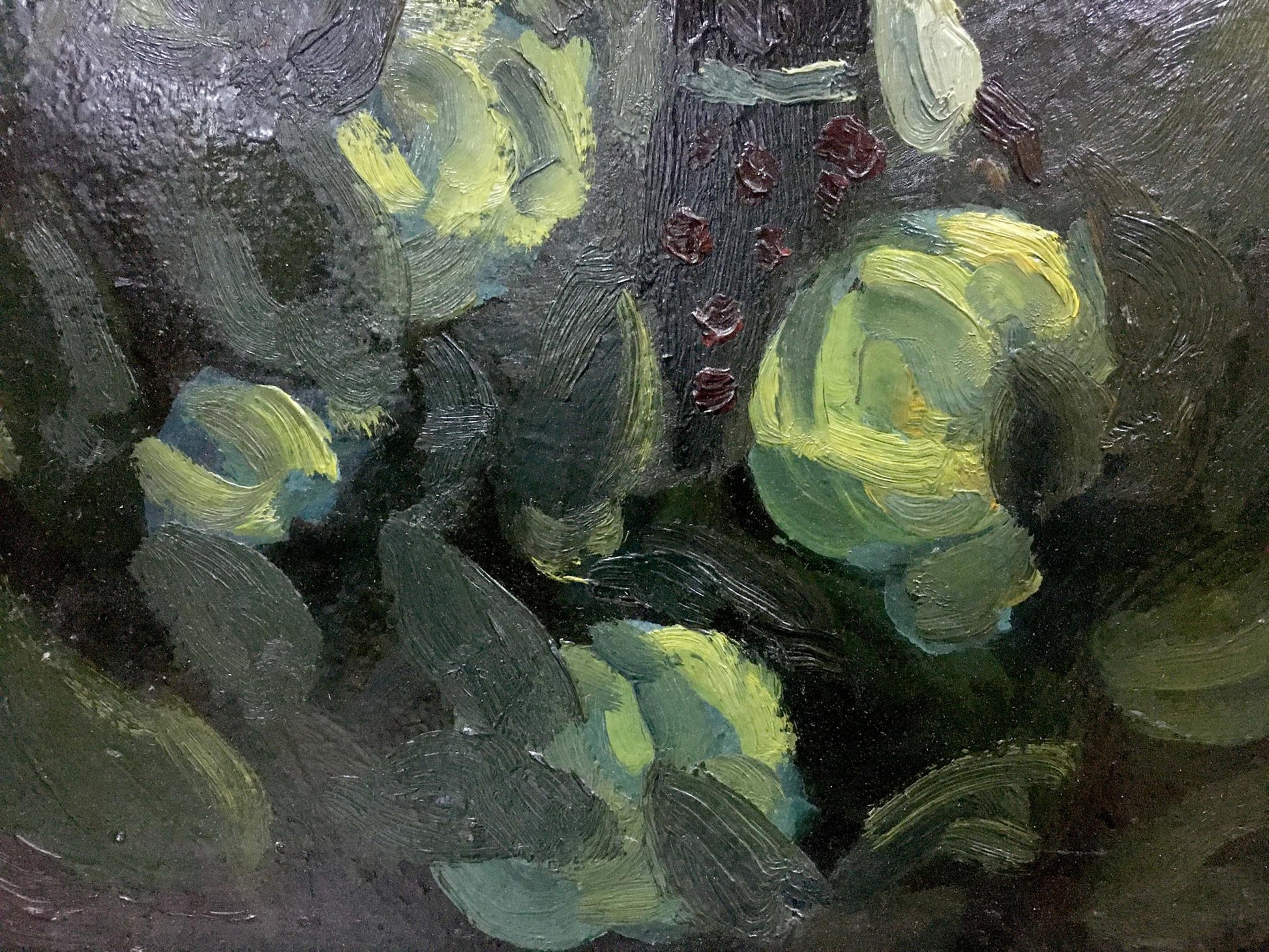 Oil painting Holiday by Altanets Valentin Ivanovich: vibrant green yellow flowers