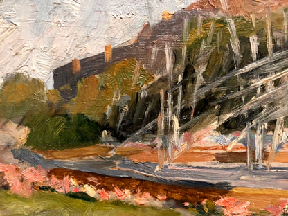 Impressionistic oil painting by Tkachenko Evgeny Nikolaevich of rolling hills