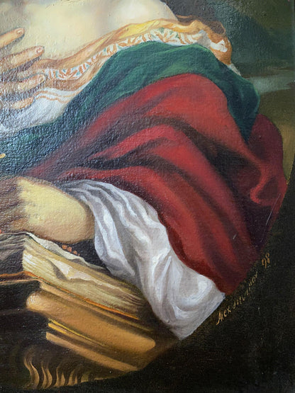 Oil painting Maria Magdalena by Alexander Arkadievich Litvinov