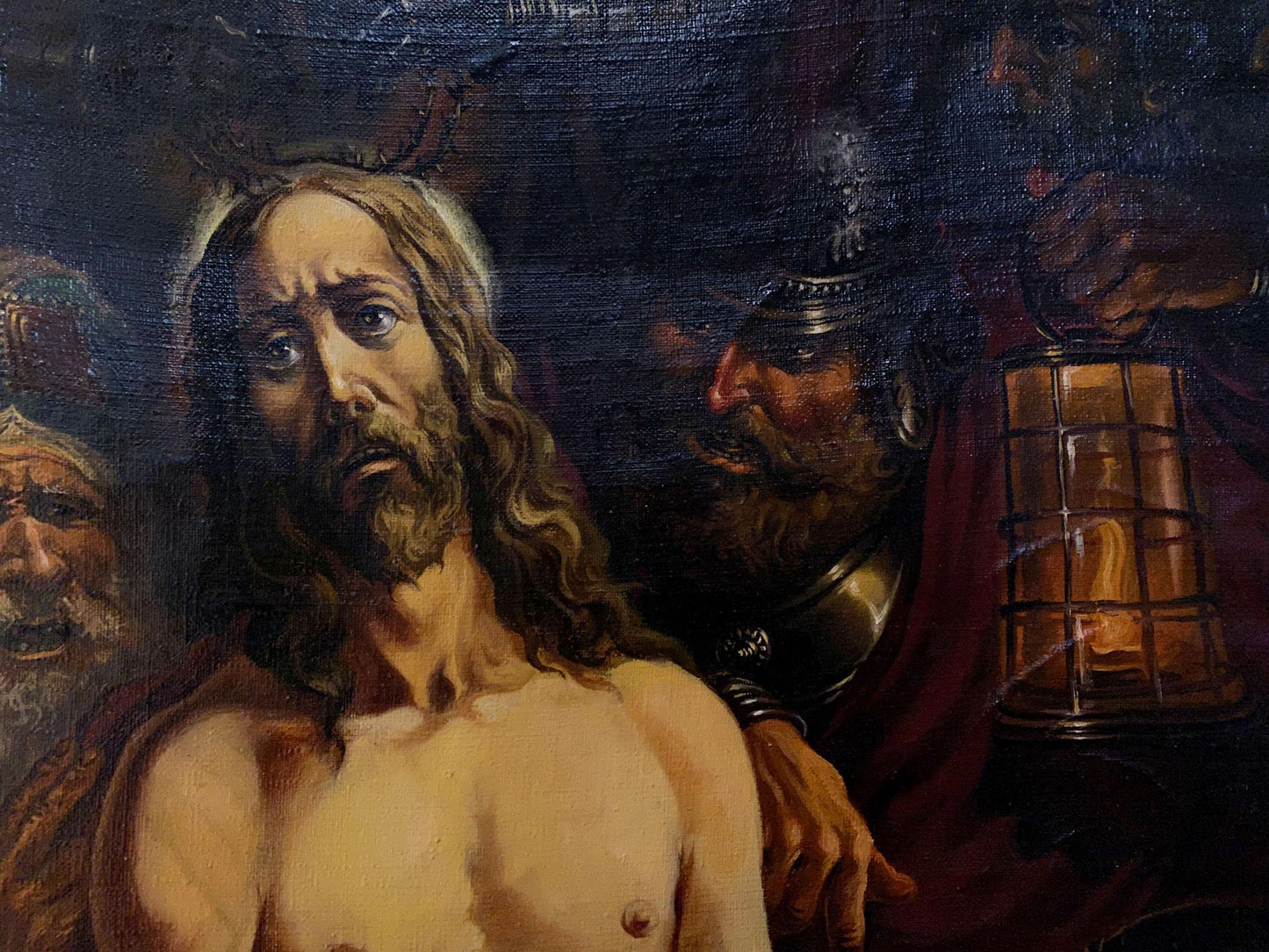 Oil painting Crown of Thorns by Alexander Arkadievich Litvinov