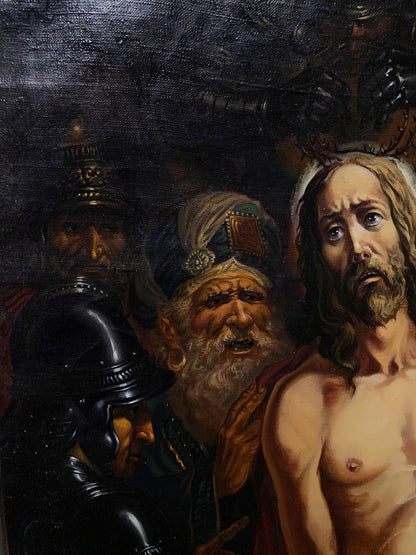 Oil painting of Crown of Thorns by Alexander Arkadievich Litvinov