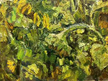Oil painting Field of sunflowers by Zvyagintsev Rostislav Mikhailovich