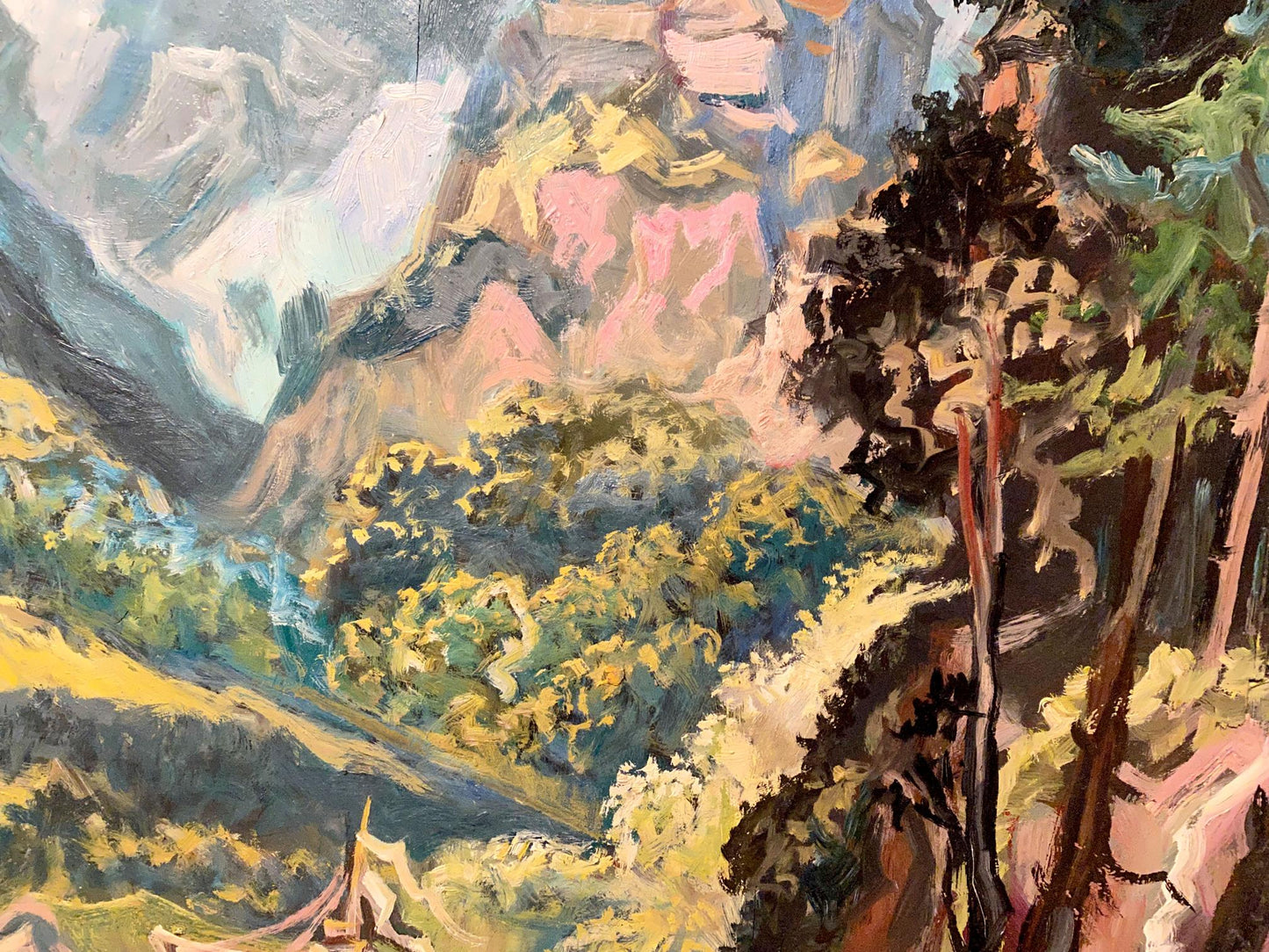 Vibrant impressionist oil painting Odyssey by Alexander Arkadievich Litvinov