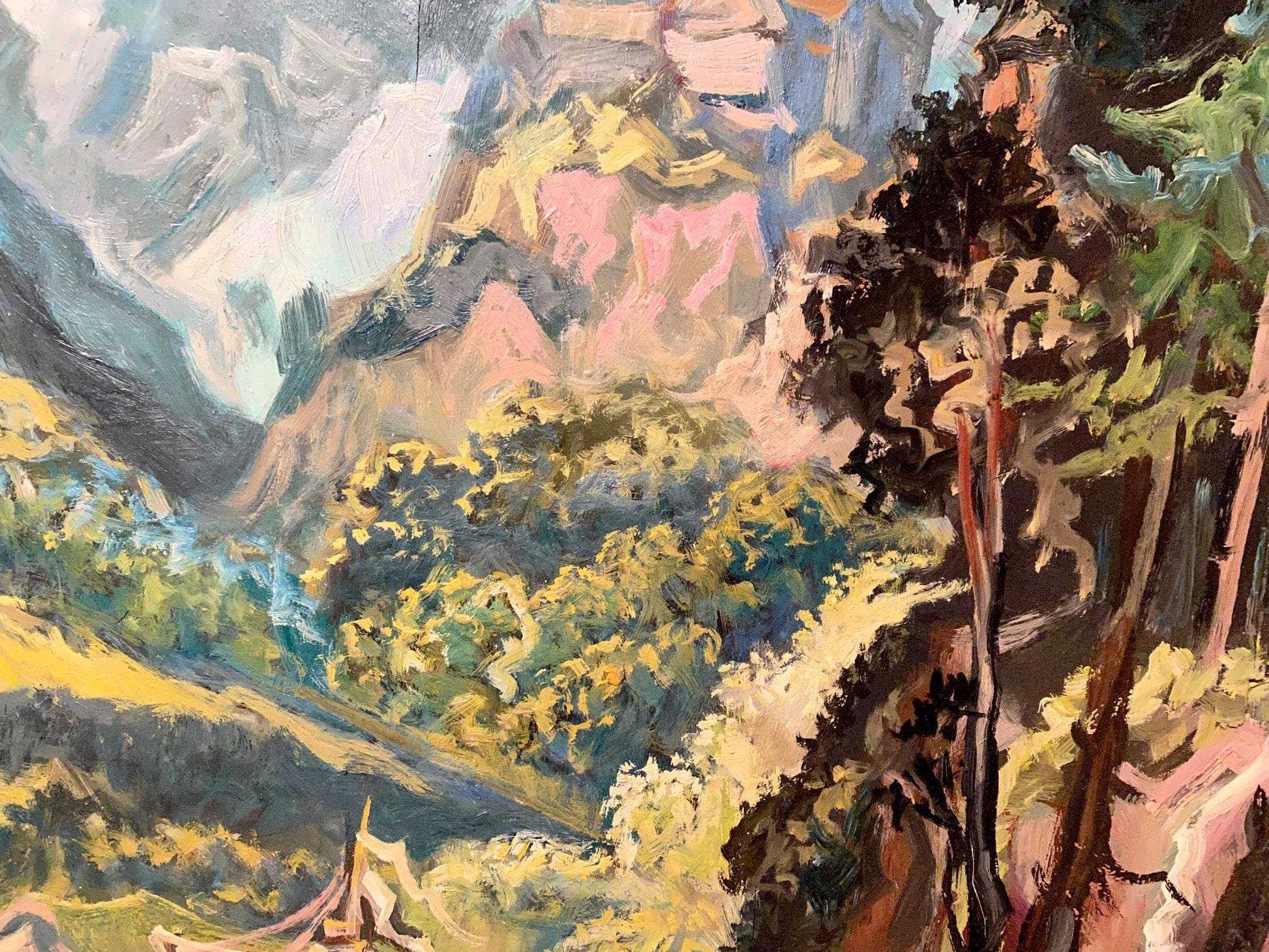 Vibrant impressionist oil painting Odyssey by Alexander Arkadievich Litvinov