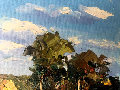 Oil Painting Evening Landscape 