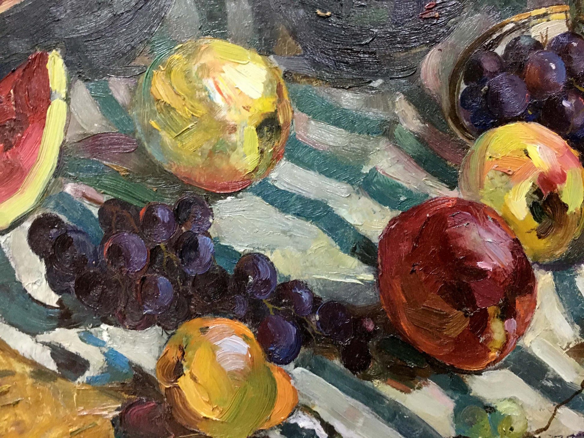 Vibrant oil painting of fruits by Maltsev Nikolay Alexandrovich